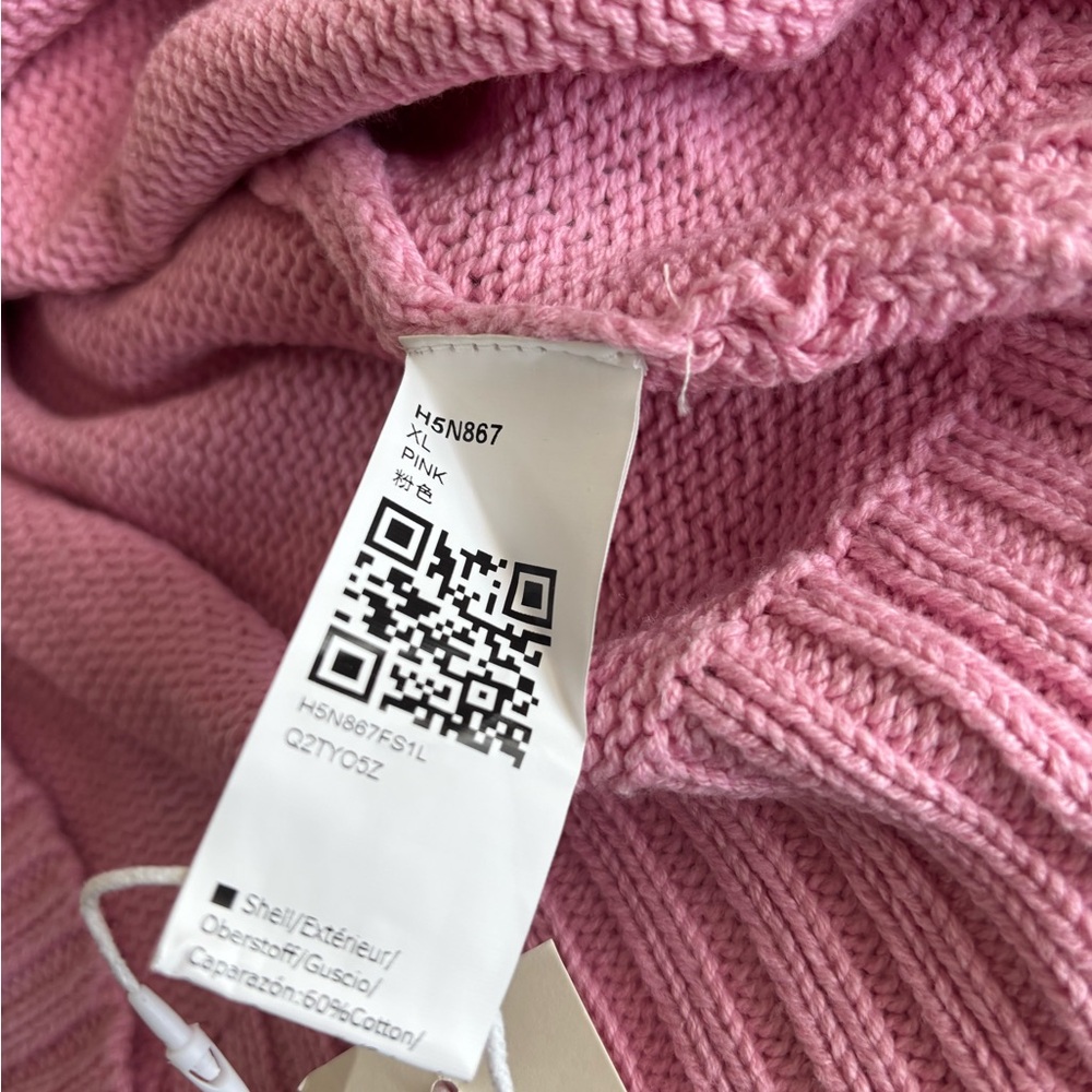 Pink Heart Knit Sleeveless Sweater Top - Picture 5 of 6